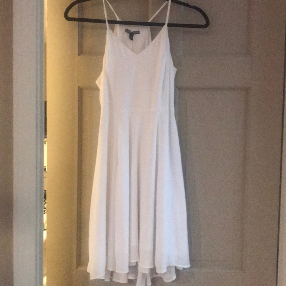 White flowy dress